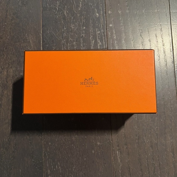 Hermes medium empty box case decoration storage orange - Picture 2 of 8